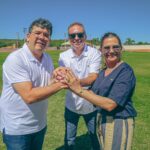 Rafael Fonteles visita estádio e acompanha obras urbanas em Sebastião Leal e Bertolínia